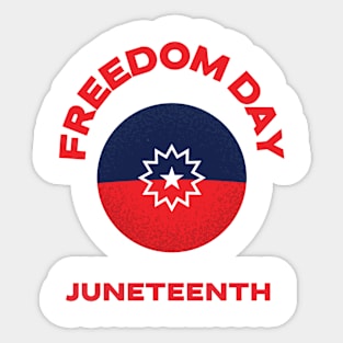 Freedom Juneteenth Sticker